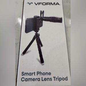 Smartphone Camera Lens Tripod - Black